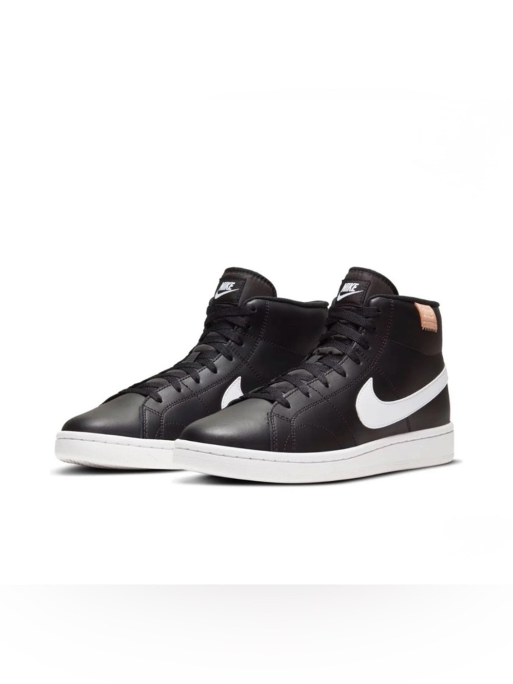 New Nike Court Royale 2 Mid "Black/White Onyx/White" Men's Shoe CQ9179 001 - Picture 3 of 7